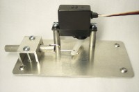 Dead-bolt actuation using rotary actuator