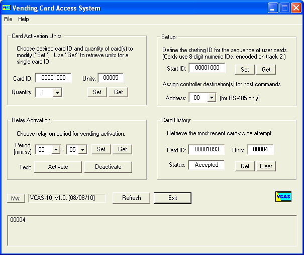 VCAS Host Software for Windows