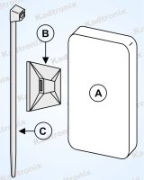 Sensor mount: parts breakdown