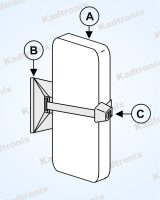 Sensor mount: assembled