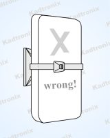 Sensor mount: incorrect assembly